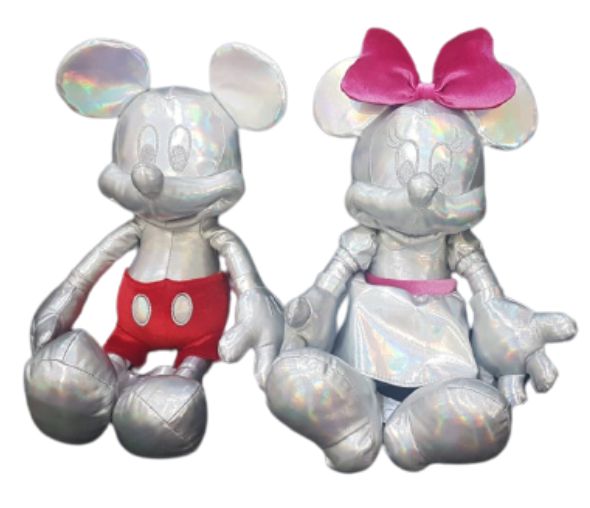 Mickey-Minnie- Casal prata